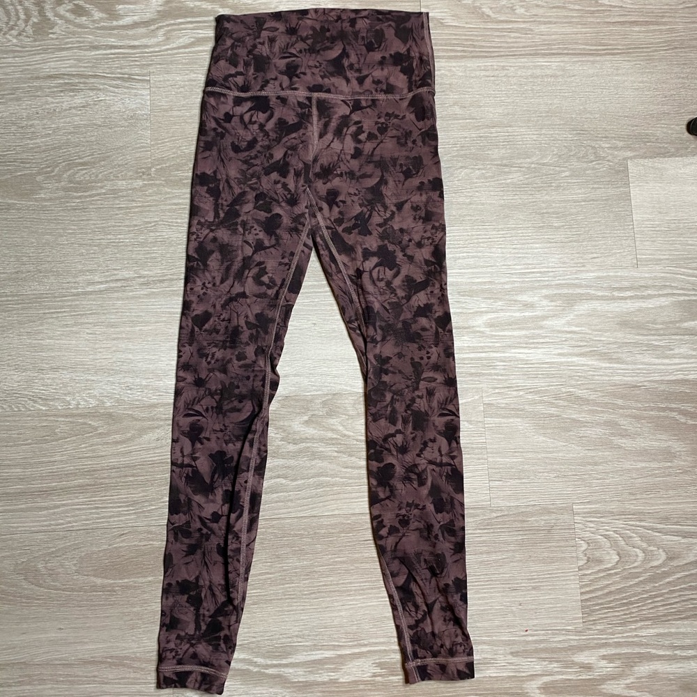 Lululemon Purple Print Align Leggings